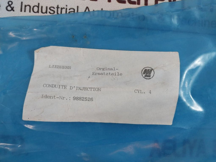 Liebherr 9882526 Injection Line 988252603
