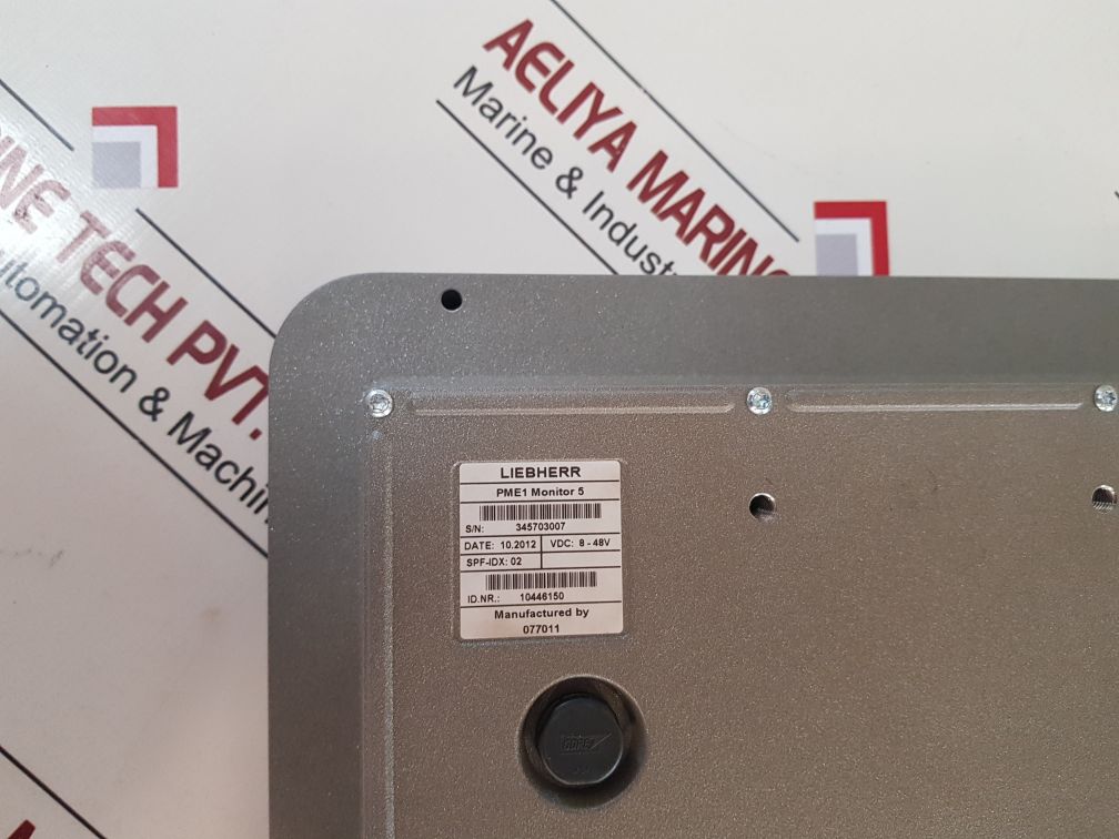 Liebherr Pme1 Monitor 5 Crane Control Panel Lcd Display