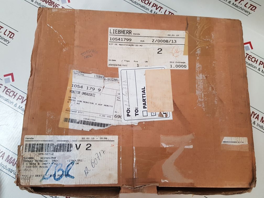 Liebherr Pme1 Monitor 5 Crane Control Panel Lcd Display