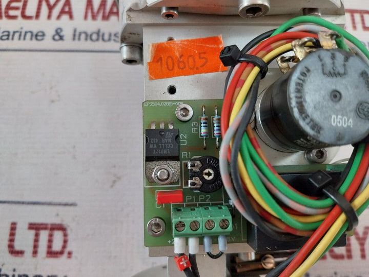 Lilaas Lf70R-01-04 Potentiometer Control Lever Rev: C