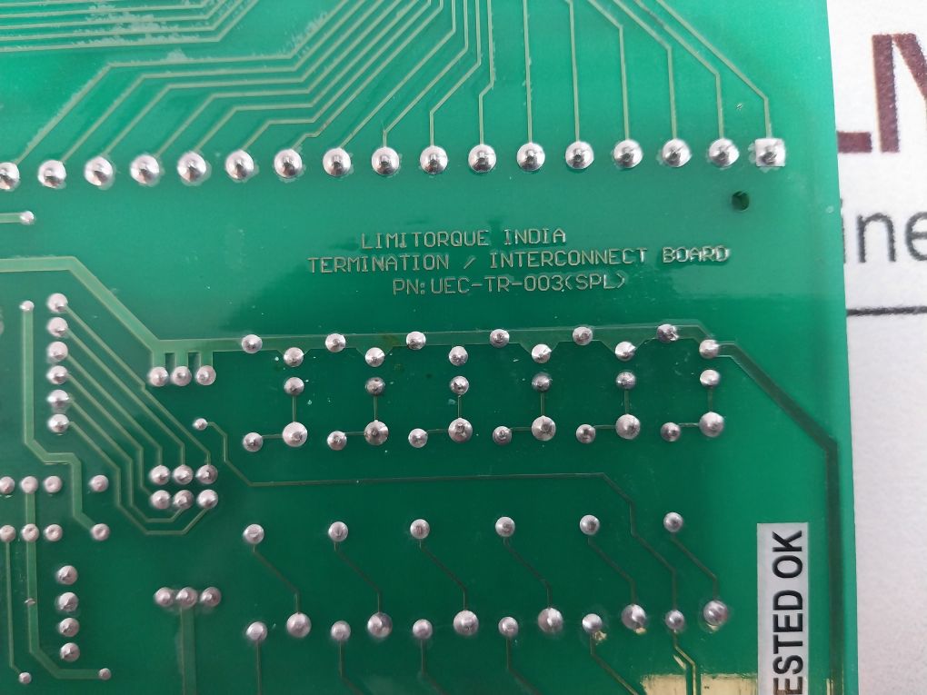 Limitorque Uec-tr-003 Terminal Card S15123Ak8