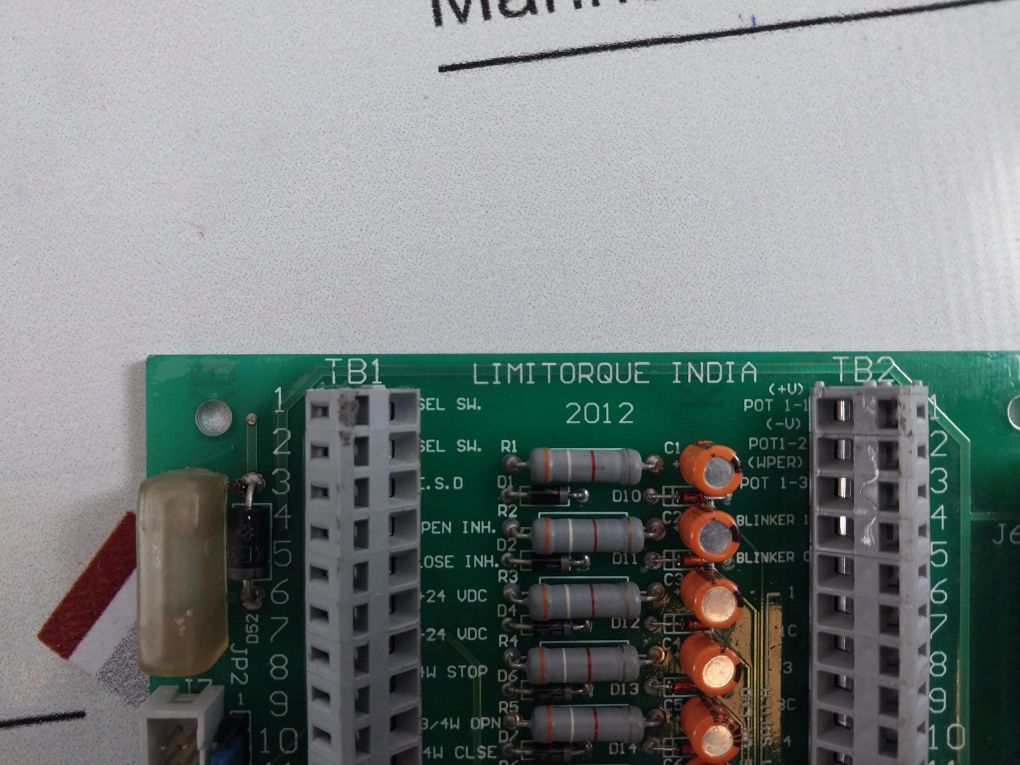 Limitorque Uec-tr-003 Terminal Card S15123Ak8