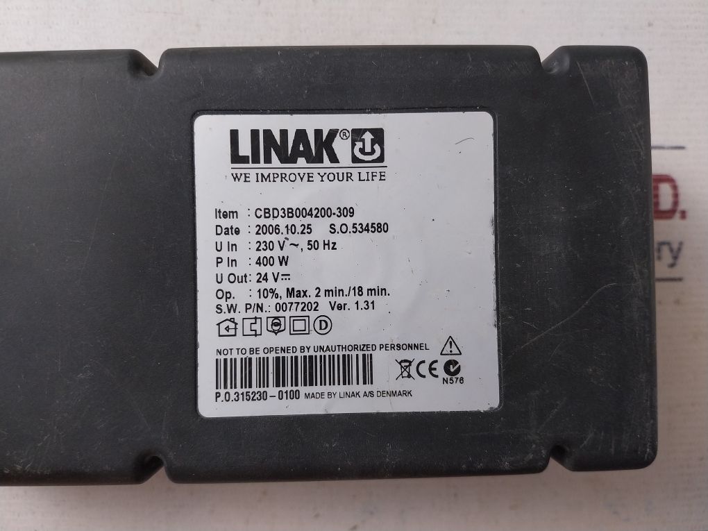 Linak Cbd3B004200-309 Table Controller