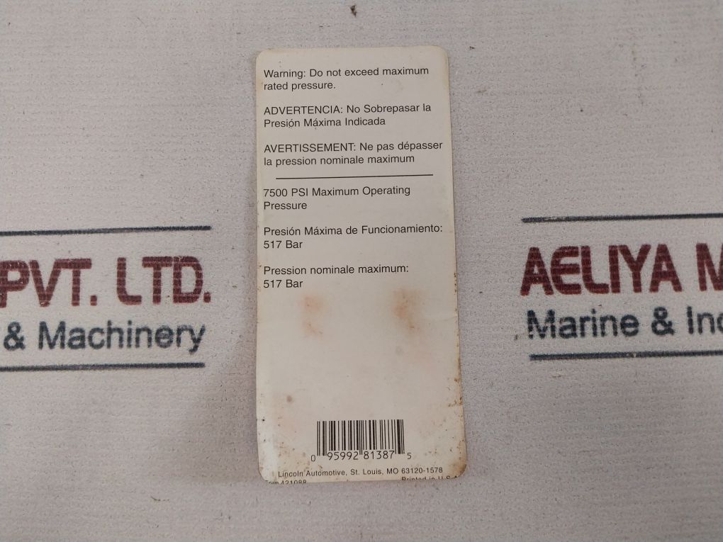 Lincoln 81387 High Pressure Universal Swivel