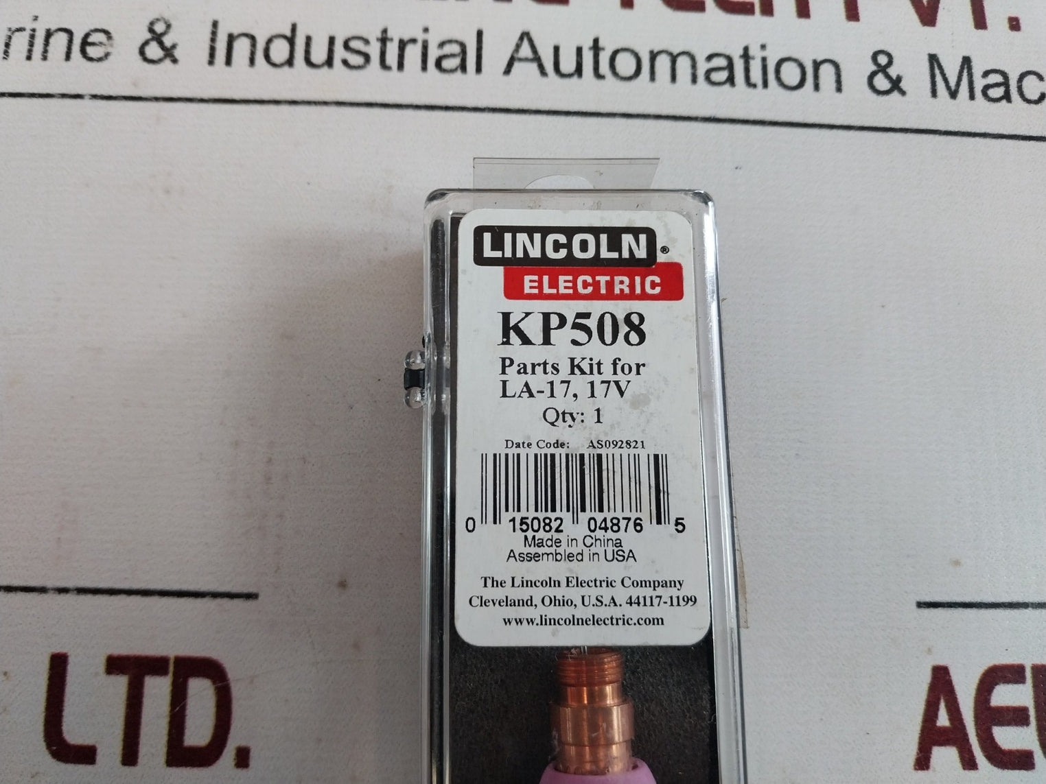 Lincoln Electric Kp508 Parts Kit For Tig-mate™ 17 Air-cooled Tig Torch
