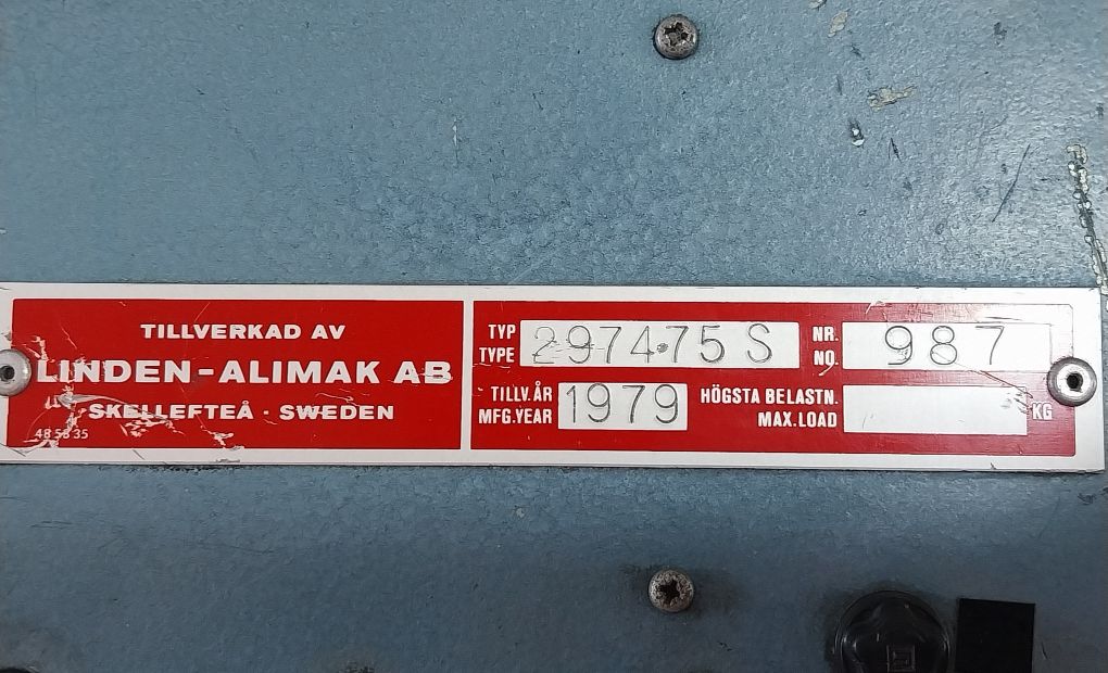 Linden-alimak 297475 S Power Transformer