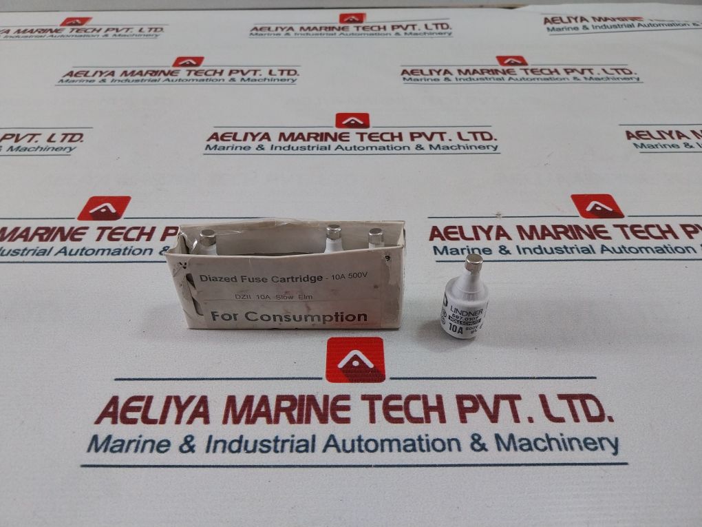 Lot Of 5X Lindner 597.0107 Fuse Cartridge 10A 500V