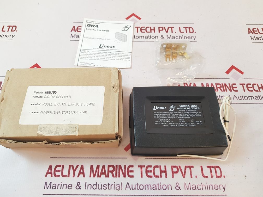 Linear delta 3 dra dnr00001 digital receiver