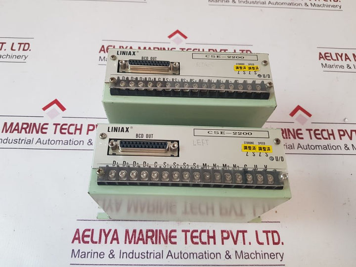 Liniax Cse-2200 Stroke & Speed Calculator
