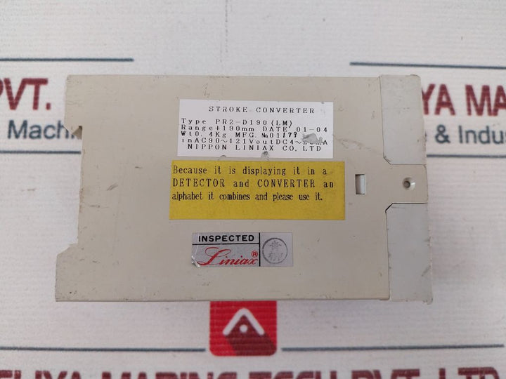 Liniax Pr2-d190 Stroke Converter