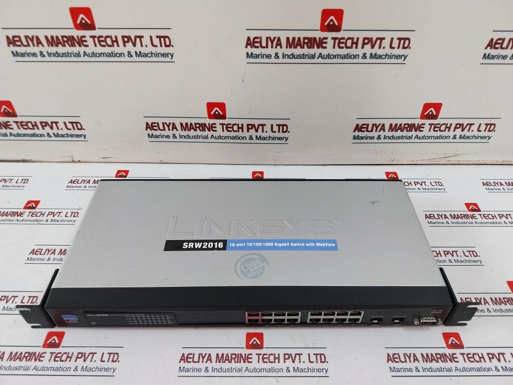 Linksys Srw2016 16-port 10/100/1000 Gigabit Switch With Webview 1000 Mbps