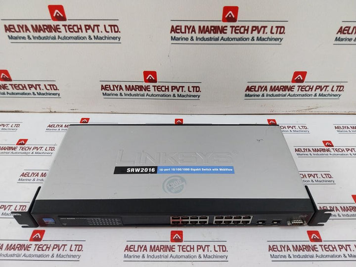 Linksys Srw2016 16-port 10/100/1000 Gigabit Switch With Webview 1000 Mbps