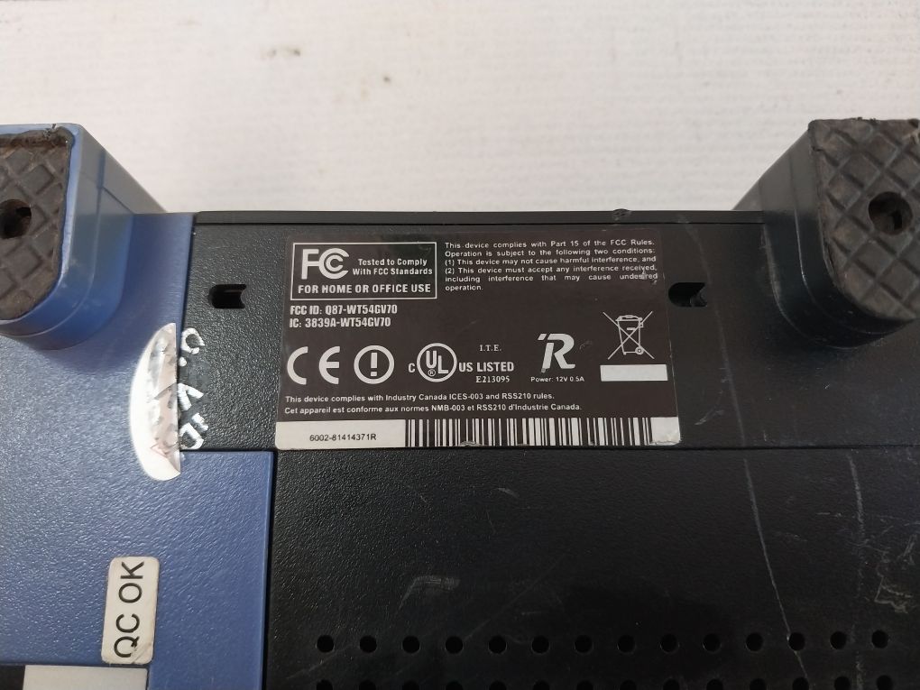 Linksys Wrt54G Wireless-g Broadband Router With 4-port Switch