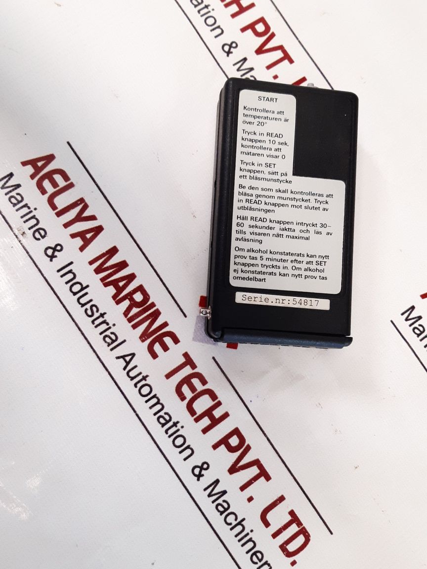 Lion Laboratories Sm2 Alcolmeter