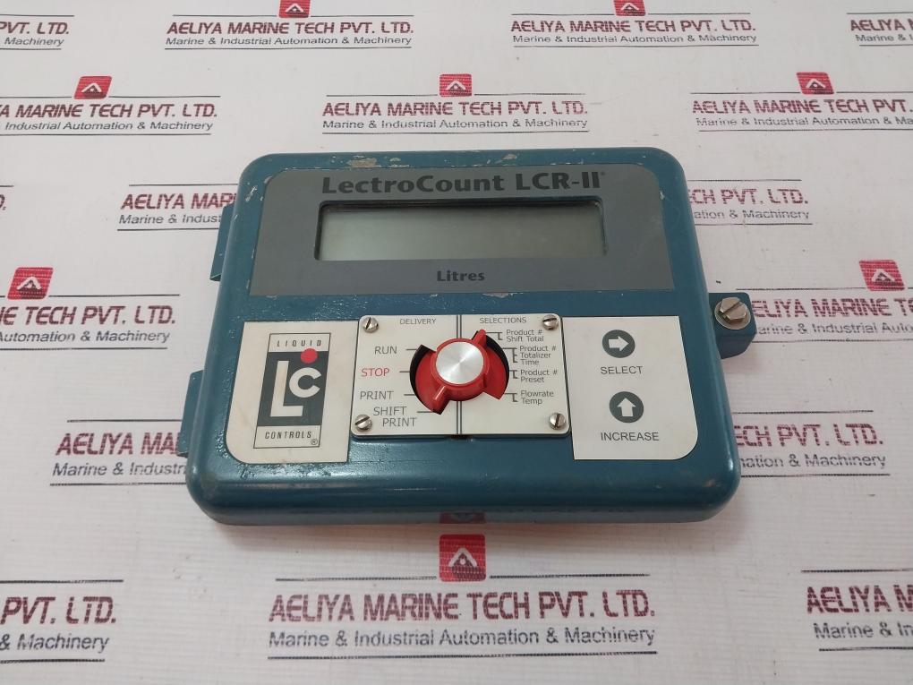 Liquid Controls Lectro Count Lcr-ii Electronic Register Rev.G