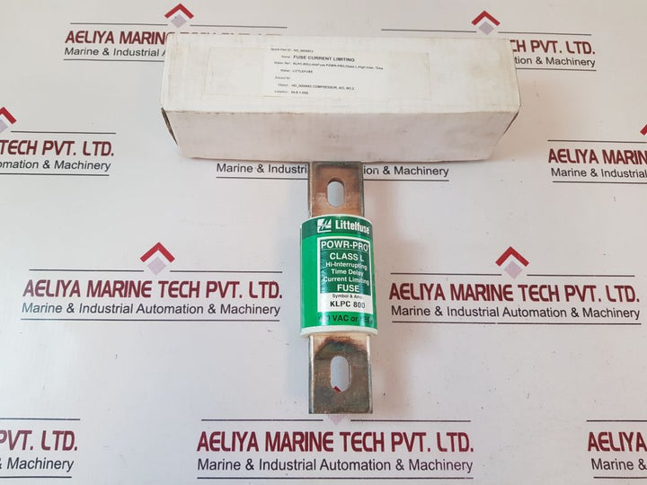Littelfuse Klpc 800 Hi-interrupting Fuse
