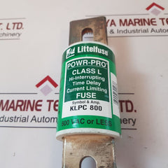 Littelfuse Klpc 800 Hi-interrupting Fuse
