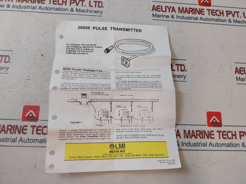 Lmi 26006 Pulse Transmitter