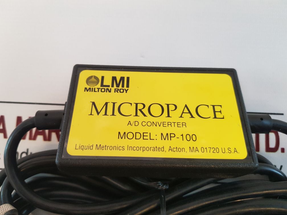 Lmi Milton Roy Control Unit With Mp-100 AD Converter Set