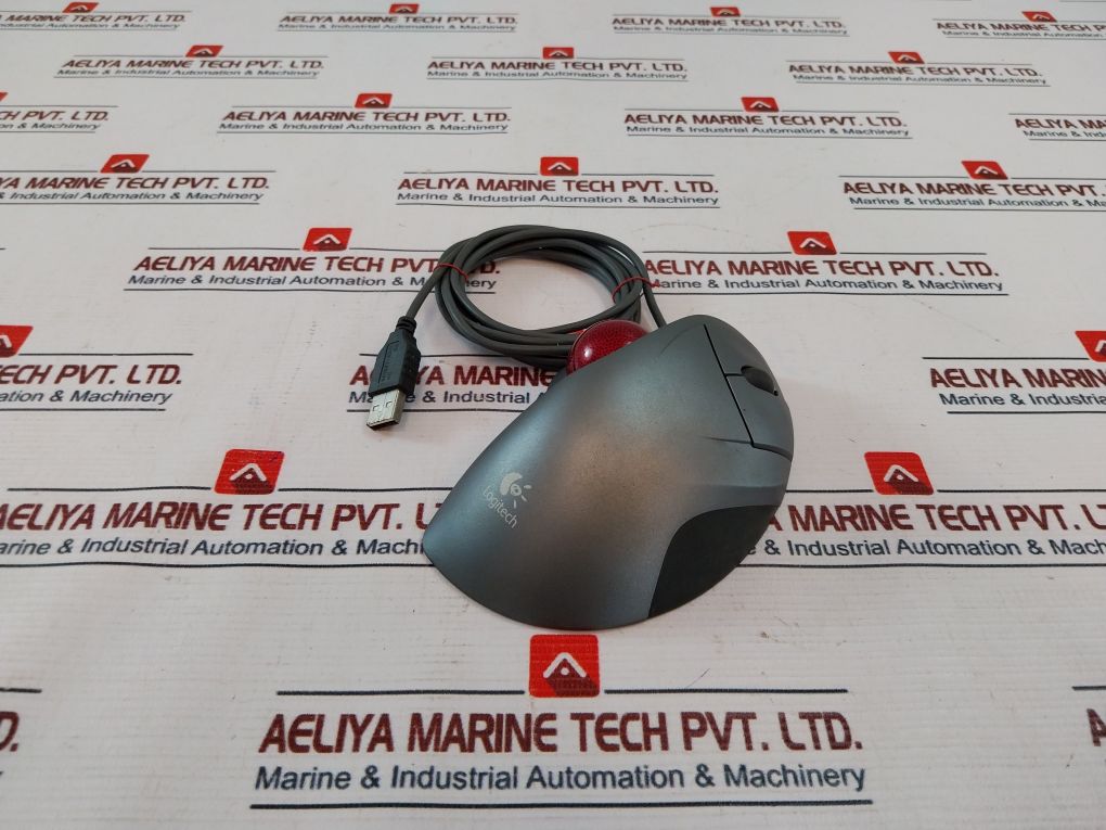 Logitech 810-000766 Trackman Wheel Usb Track Ball Wired Mouse T-bb18