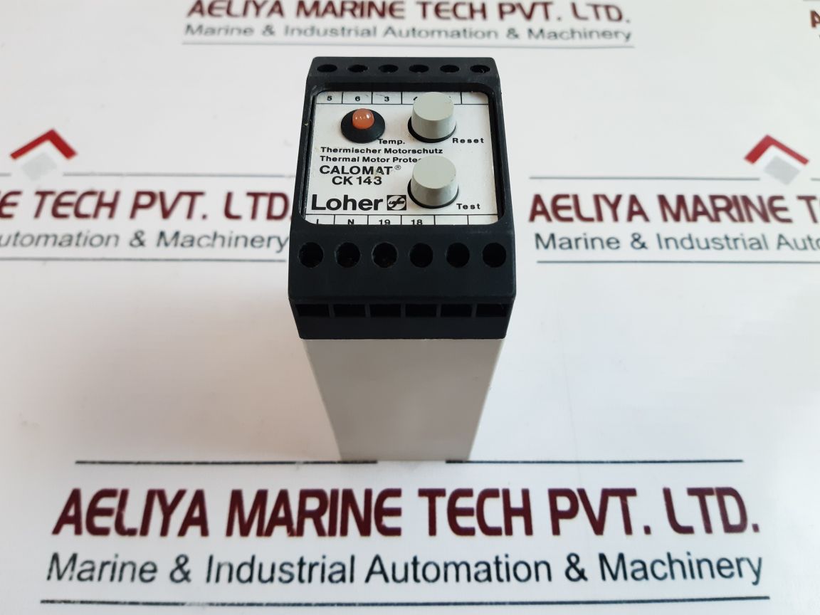 Loher Calomat Ck 143 Thermal Motor Protection Contactor
