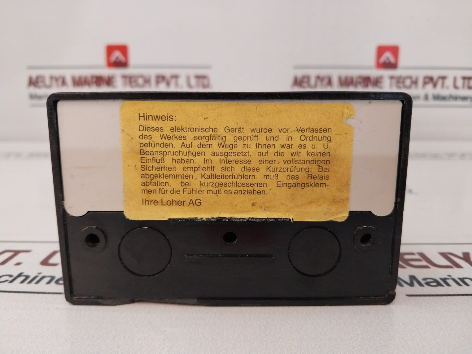 Loher Calomat Ck132 Thermal Motor Protection Relay 115V