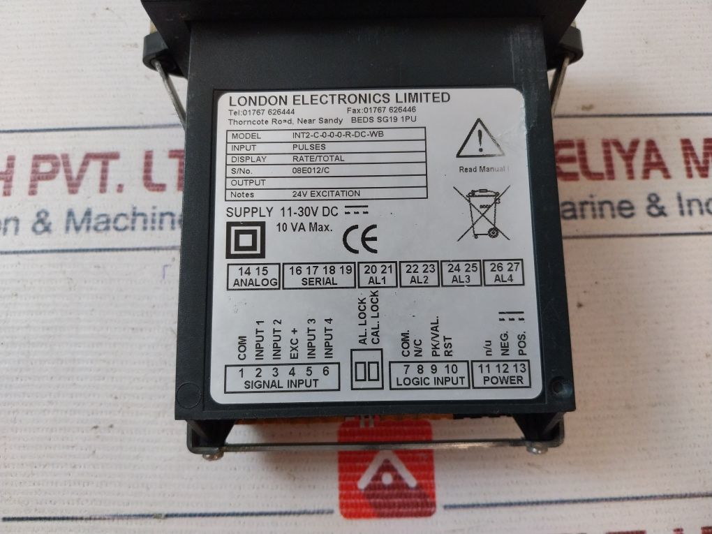 London Electronics Int2-c-0-0-0-r-dc-wb Indicator/Controller