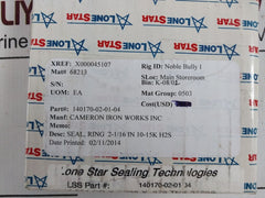 Lone Star Sealing 140170-02-01-04 Bonnet Ring Gasket