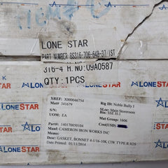 Lonestar 140170-05-01-04 Bonnet Gasket Bs316-706-648-37/Ist