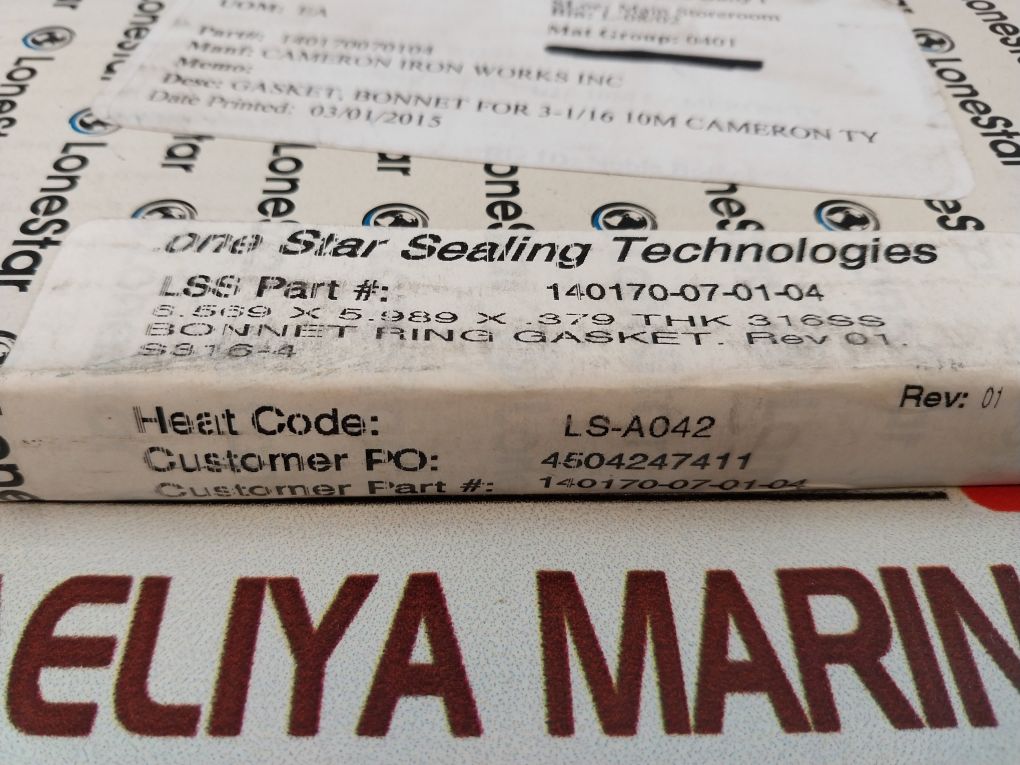 Lonestar 140170-07-01-04 Bonnet Ring Gasket