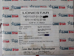 Lonestar 140170-07-01-04 Bonnet Ring Gasket Free Shipping