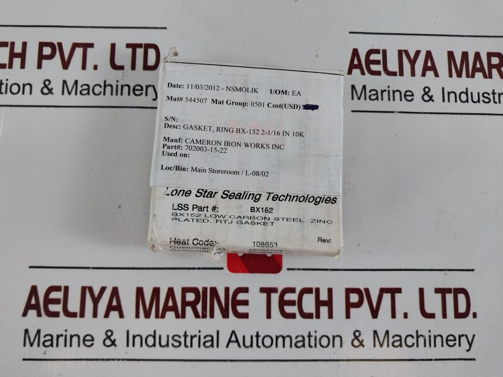 Lonestar Api 6A-0666-gh Gasket Ring 108653