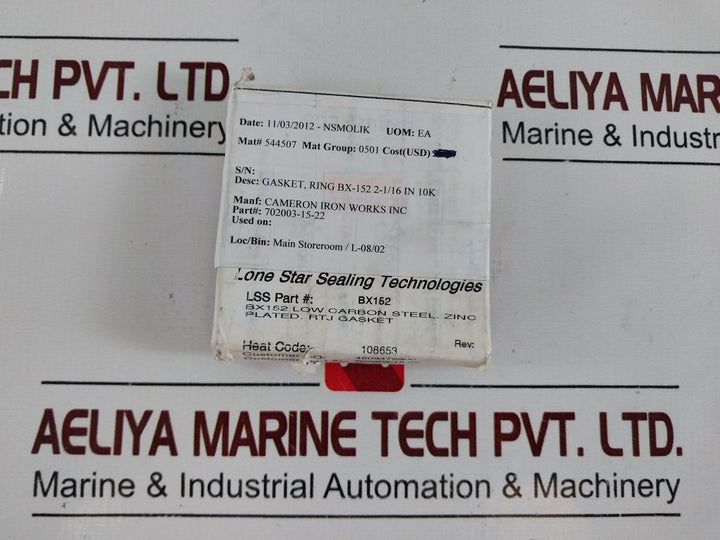 Lonestar Api 6A-0666-gh Gasket Ring 108653