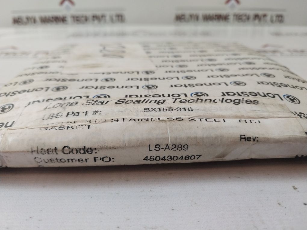 Lonestar Bx155-316 Stainless Steel Rtj Gasket Ring Bx155