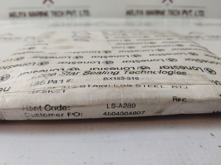 Lonestar Bx155-316 Stainless Steel Rtj Gasket Ring Bx155