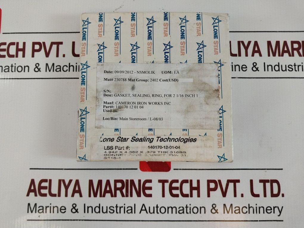 Lonestar S316-4 Bonnet Ring Gasket