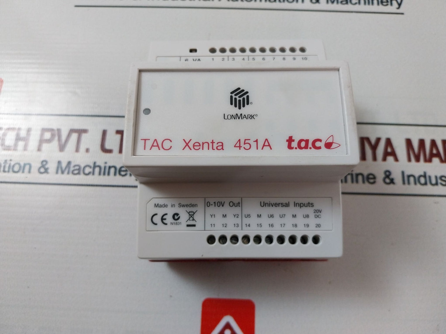 Lonmark Tac Xenta 451A Universal Inputs Module 20V Dc