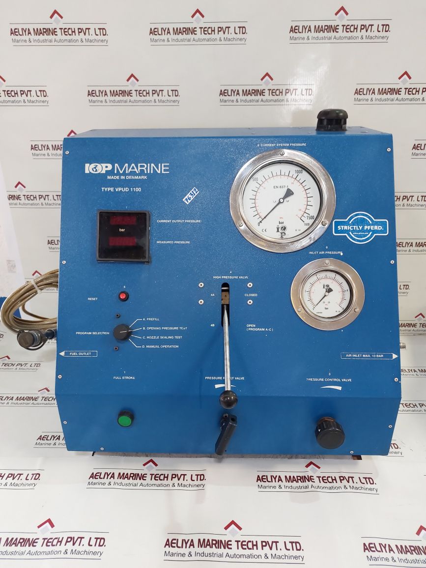 Lop Marine Vpud 1100 Fuel Injector Test Unit
