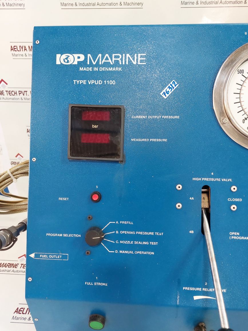 Lop Marine Vpud 1100 Fuel Injector Test Unit
