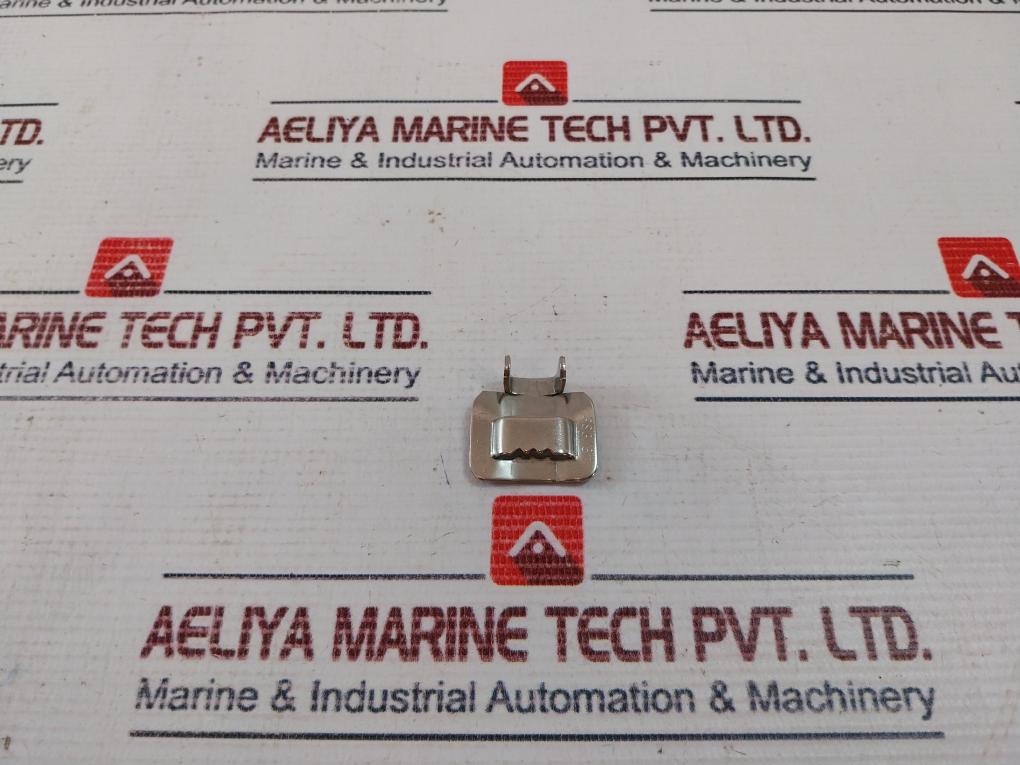 Lot Of 100X Cm-304 Ss 3/8 Inch Ear-lokt Banding Buckles Kp13