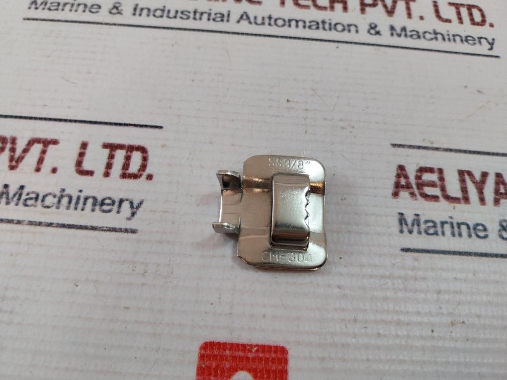 Lot Of 100X Cm-304 Ss 3/8 Inch Ear-lokt Banding Buckles Kp13