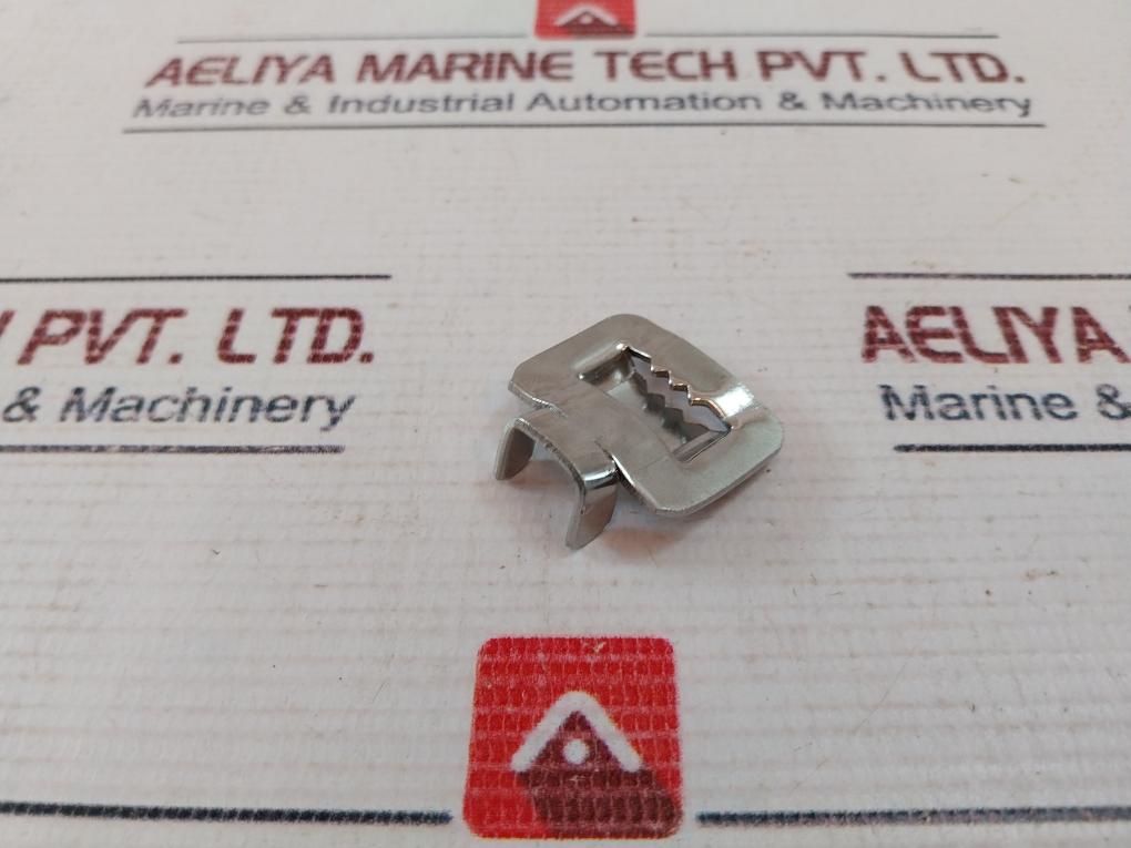 Lot Of 100X Cm-304 Ss 3/8 Inch Ear-lokt Banding Buckles Kp13