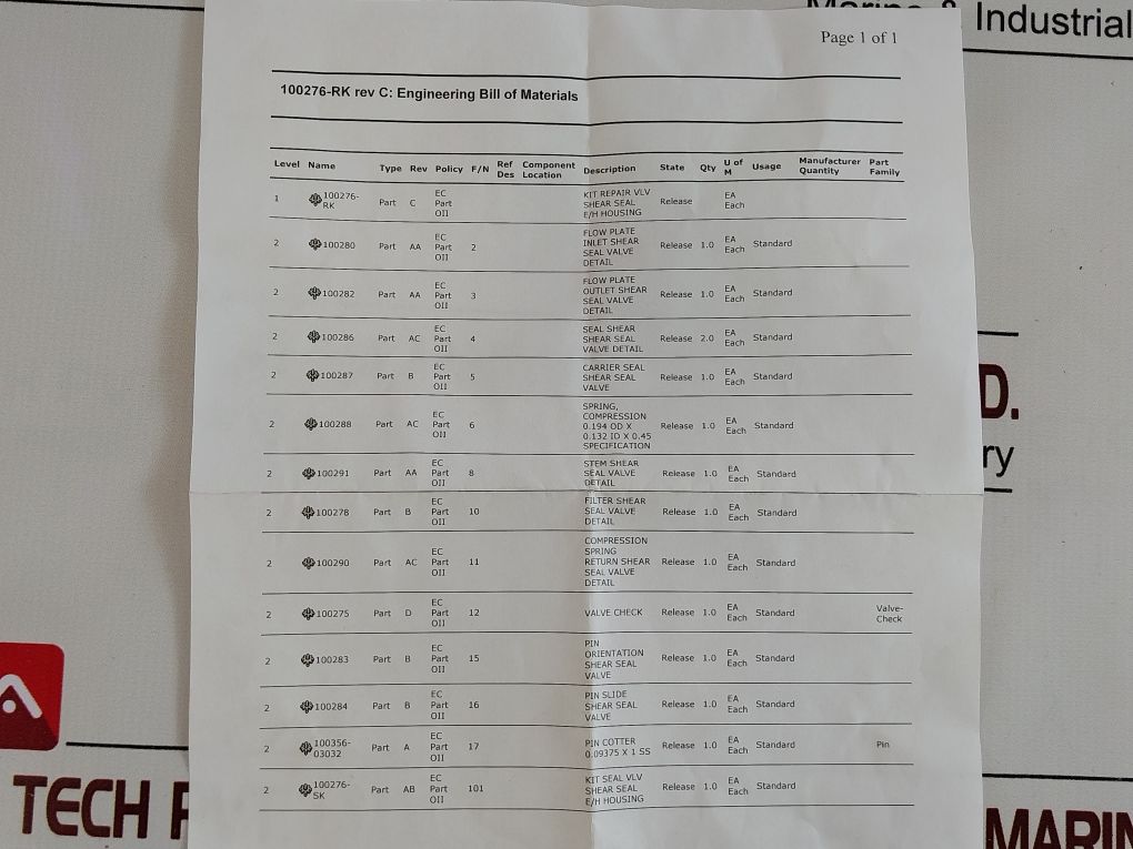 Lot Of 13X 100276-rk Repair Kit