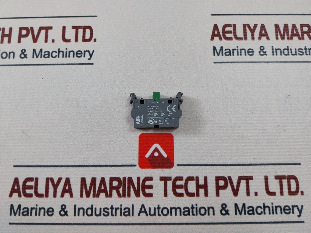 Lot Of 10X Abb Mcb-10 Contact Block 1Sfa611610R1001 690V