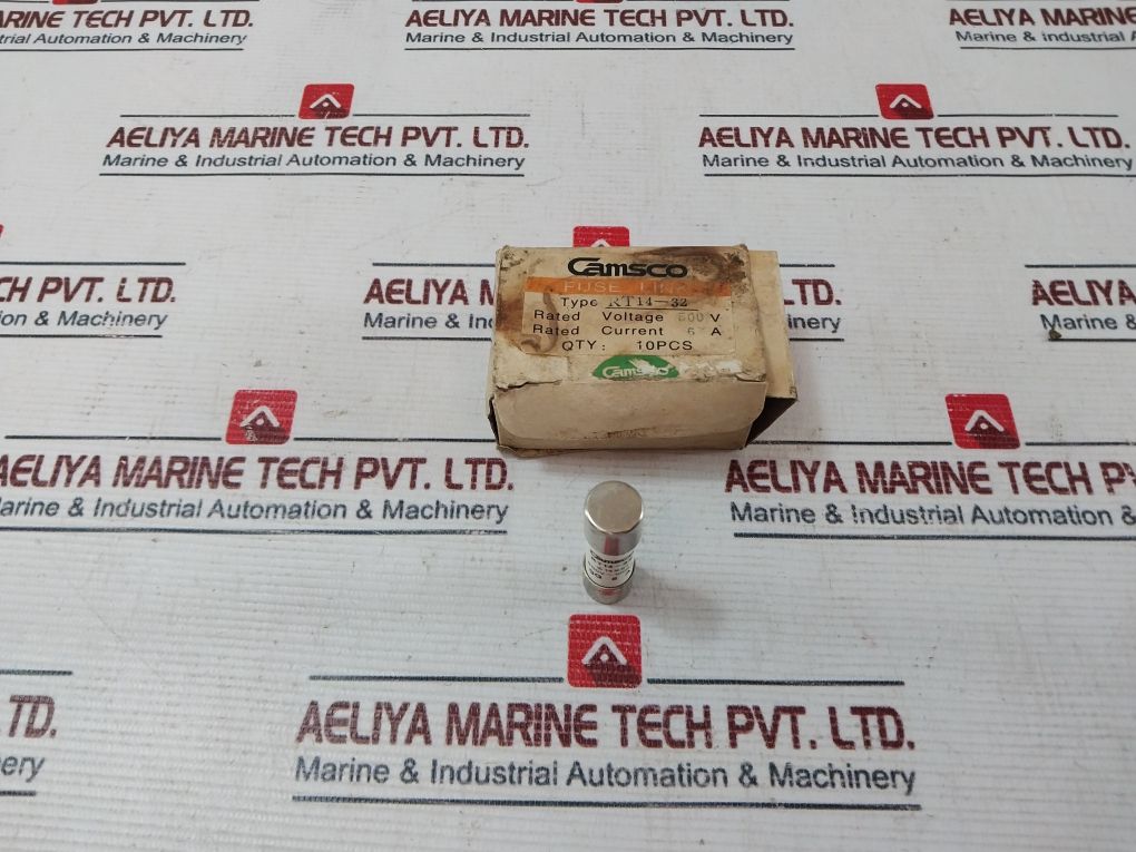 Lot Of 10X Camsco Rt14-32 Fuse Link 6A 500V