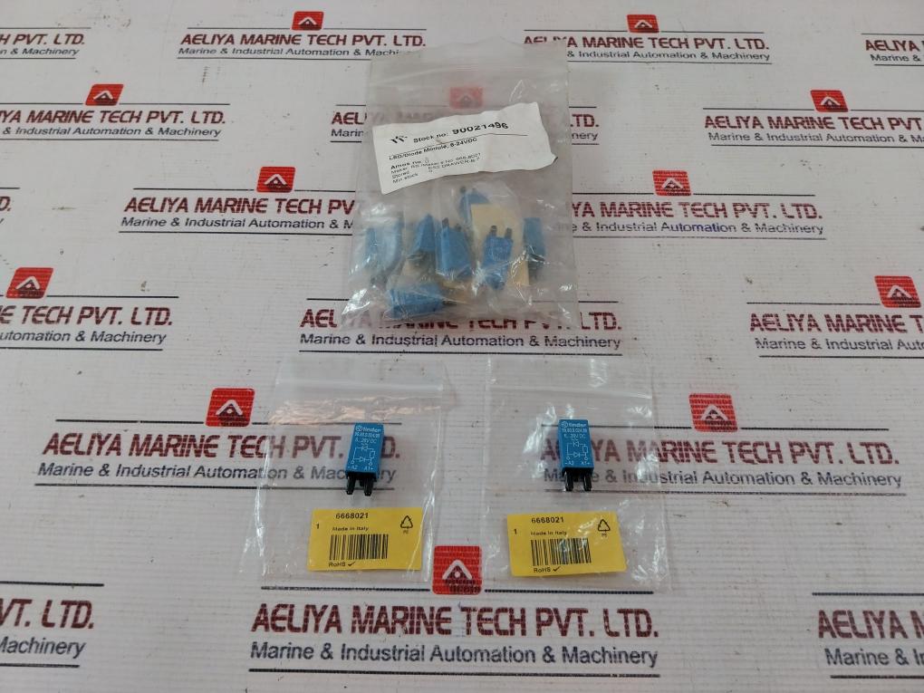 Lot Of 10X Finder 99.80.9.024.99 Led Indicator & Diode Module 6-24Vdc
