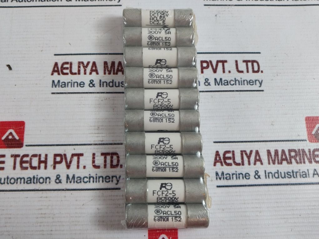 Lot Of 10X Fuji Electric Fcf2-5 Cartridge Fuse Link 300V 5A