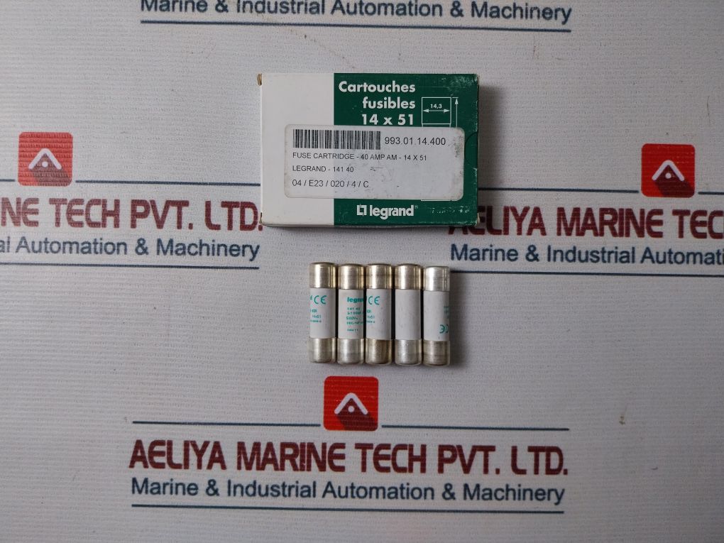 Lot Of 10X Legrand 141 40 Cartridge Fuse
