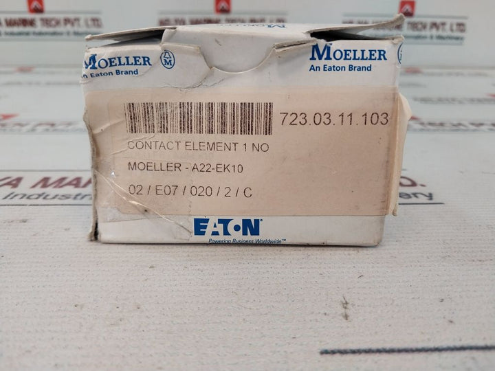 Lot Of 10X Moeller A22-ek10 Contact Element 500V