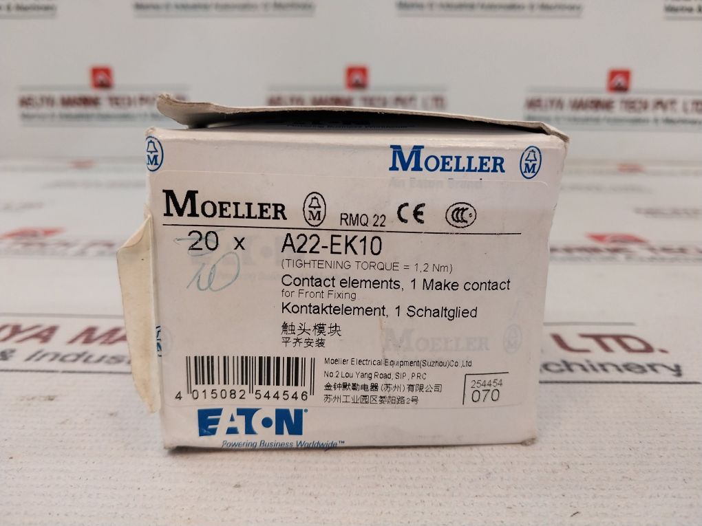 Lot Of 10X Moeller A22-ek10 Contact Element 500V